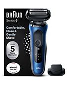 Braun Series 3 Shave Style 310BT Electric Shaver Wet Dry Razor for Men  Black Blue - Boots