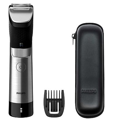 Philips Series 9000 Prestige Beard Trimmer with Steel Precision Technology and BeardAdapt Sensor, BT