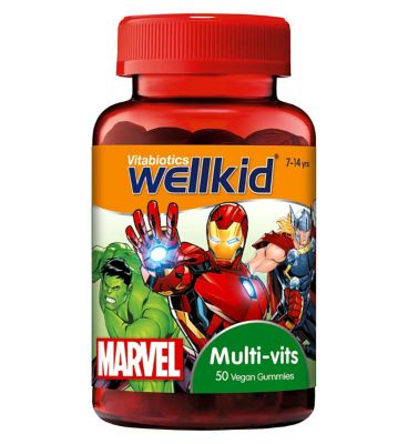 Vitabiotics Wellkid Marvel Multi-vits 50 Vegan Soft Jellies