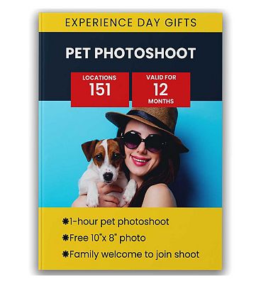 Activity Superstore Pet Photoshoot Gift Experience