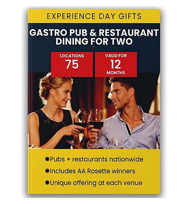 Activity Superstore Gastro Pub Restaurant Dining Experience for Two