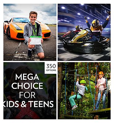 Activity Superstore Mega Choice Gift Experience Voucher for Kids and Teens