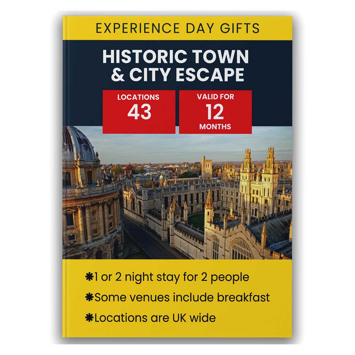 Activity Superstore Historic Towns And Cities Break For Two Gift Experience