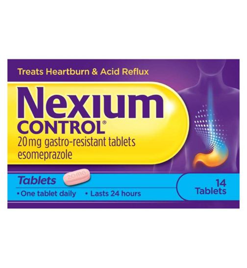 Nexium Control 20mg Gastro-Resistant Tablets 14s