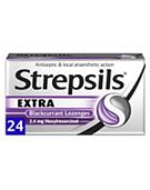Strepsils Extra Blackcurrant 24 lozenges
