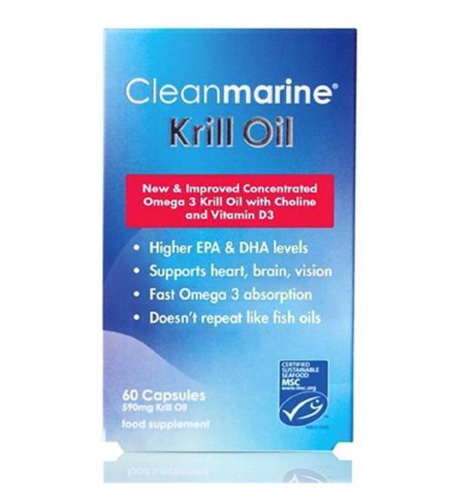 Cleanmarine Krill Oil High Strength 60 Capsules