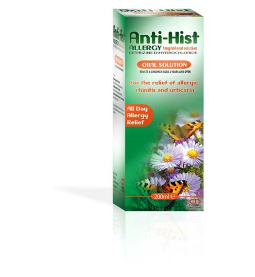 Anti-Hist Allergy 1mg/ml Oral Solution 200ml