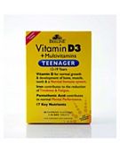 Beeline Teenager Vitamin D3 + Multivitamins 30 Raspberry Flavoured Tablets