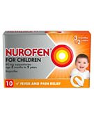 Nurofen for Children 3 Months to 2 Years 60mg Ibuprofen 10 Suppositories