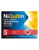 Niquitin Clear 7mg Nicotine Transdermal 7 Patches