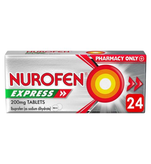 Nurofen Express 200mg Ibuprofen 24 Tablets