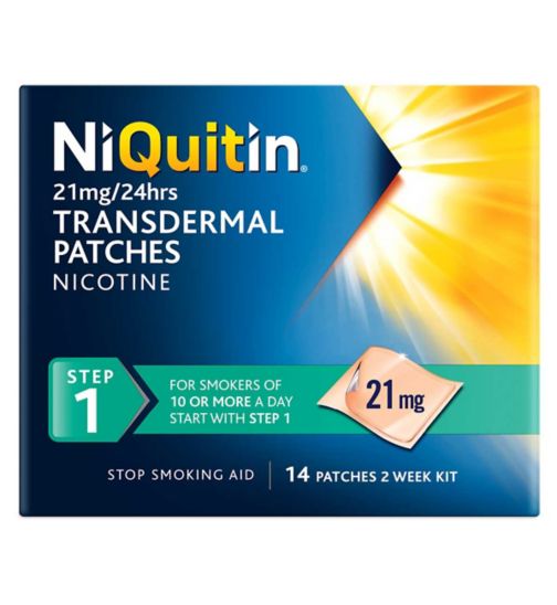 Niquitin 21mg Nicotine Transdermal 14 Patches