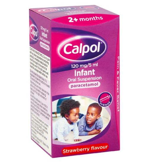 Calpol Infant 2+Months Oral Suspension Strawberry Flavour 60ml