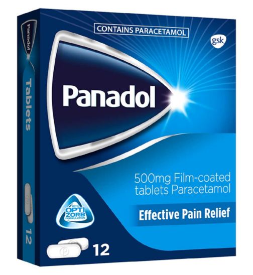 Panadol 500mg 12 tablets