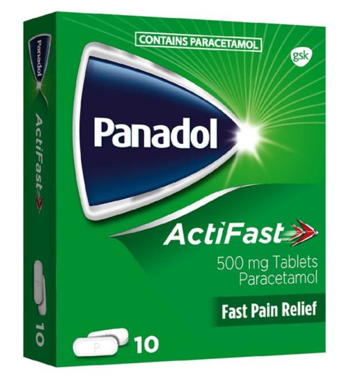 Panadol Actifast 500mg 10 tablets