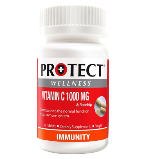 Protect Wellness Vitamin C 1000 mg & Rosehip 30 Tablets