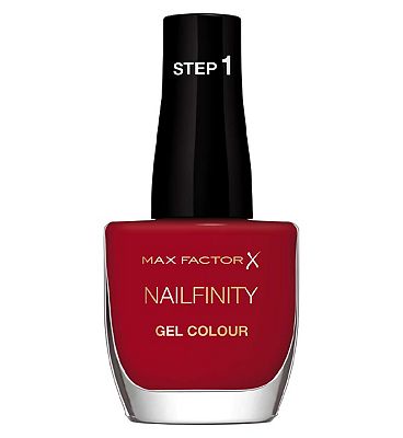Max Factor Nailfinity Gel Nail Polish Red Carpet Ready 12g