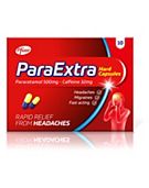 ParaExtra Hard Capsules Paracetamol 500mg/Caffeine 32mg 10s
