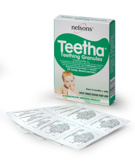 Nelsons Teetha Teething Granules from 3 Months+ Only 24 Sachets