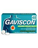 Gaviscon Peppermint Flavour 48 Chewable Tablets