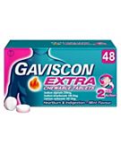Gaviscon Extra Mint Flavour 48 Chewable Tablets