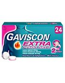 Gaviscon Extra Mint Flavour 24 Chewable Tablets
