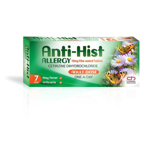 Anti-Hist Allergy 10mg Film-coated Tablets 7 pack