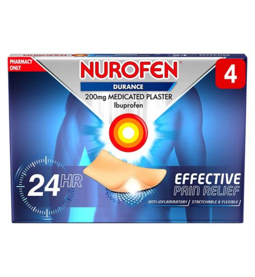 Nurofen Durance 200mg Ibuprofen Medicated Plaster 4