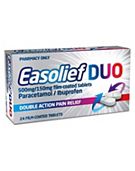 Easolief Duo 500mg Paracetamol/150mg Ibuprofen 24 tablets