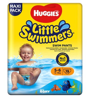 Huggies Little Swimmers Swim Pants Size 5-6 12kg-18kg, 26lb-40lb