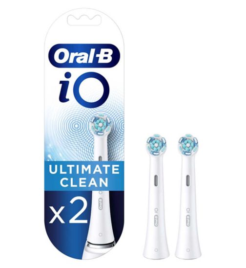 Oral-B iO™ Ultimate Clean White Replacement Electric Toothbrush Heads 2 Pack