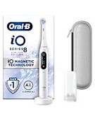Oral-B iO8™ Electric Toothbrush - White Alabaster with Limited Edition Travel Case