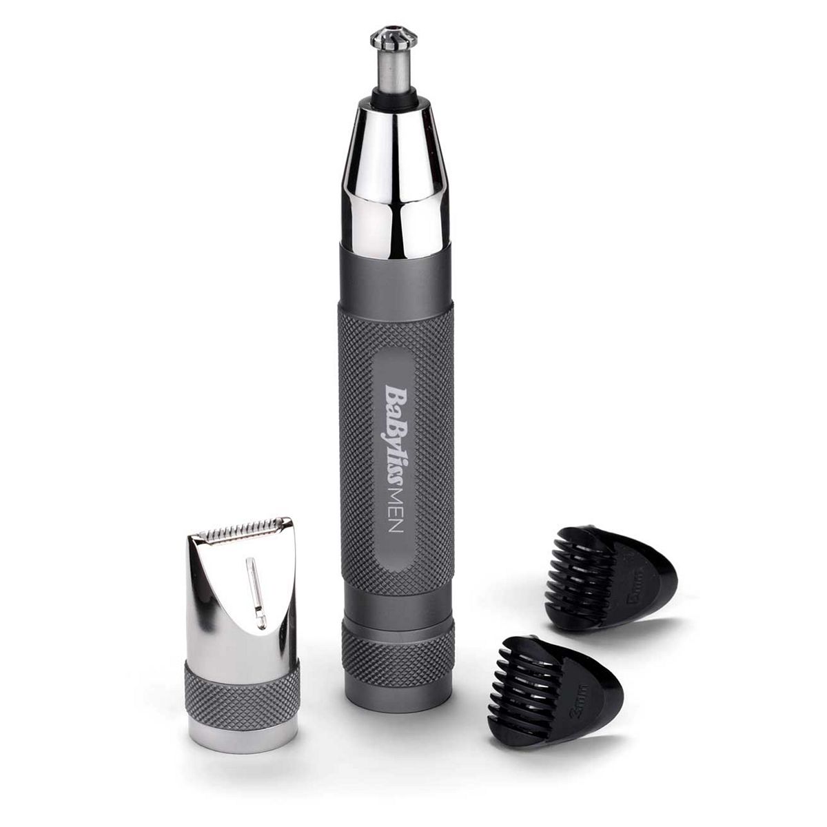 Babyliss Super-X Metal Series Cordless Nose, Ear And Eyebrow Trimmer - Chrome