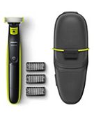 Philips OneBlade Pro 360 QP6541/15 Trim, Edge, Shave for Face & Body with  14-in-1 Adjustable Comb, Black