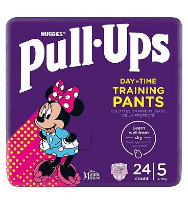 Huggies Pull-Ups Explorers, Girl, Size 1.5-3 Years, Nappy Size 4-5+, 24 BIG KID Pants