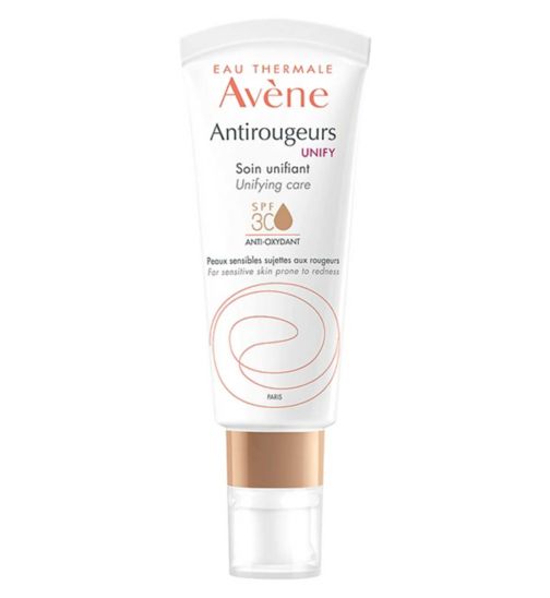Avene Antirougeurs Unifying SPF 30 Tinted Moisturiser for Skin Prone to Redness 40ml