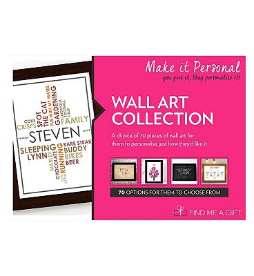 Find Me a Gift Wall Art Collection Gift Voucher