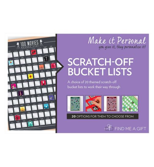 Find Me a Gift - Scratch Off Bucket List Gift Voucher