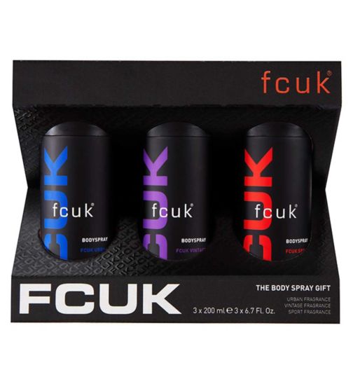 FCUK Bodyspray Trio Gift Set