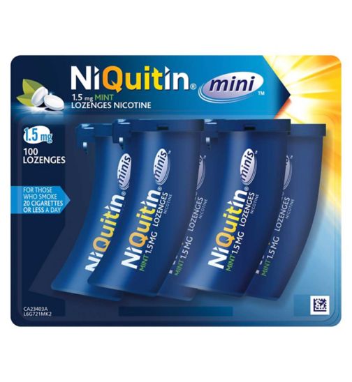 Niquitin Mini 1.5mg Mint Flavour 100 Lozenges