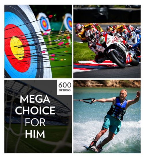 Activity Superstore Mega Choice Gift Experience Voucher for Him