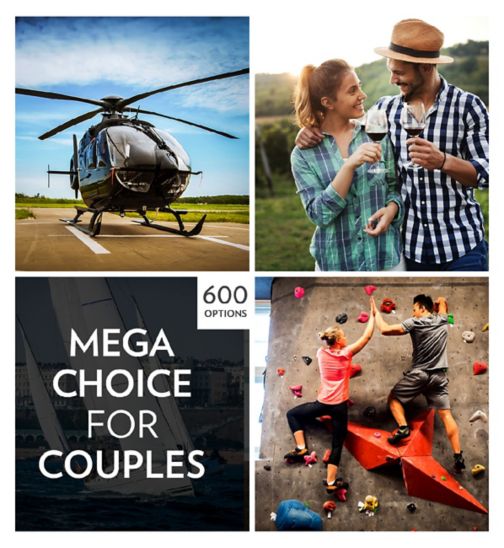 Activity Superstore Mega Choice Gift Experience Pack for Couples