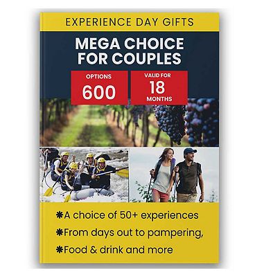 Activity Superstore Mega Choice Gift Experience Pack for Couples