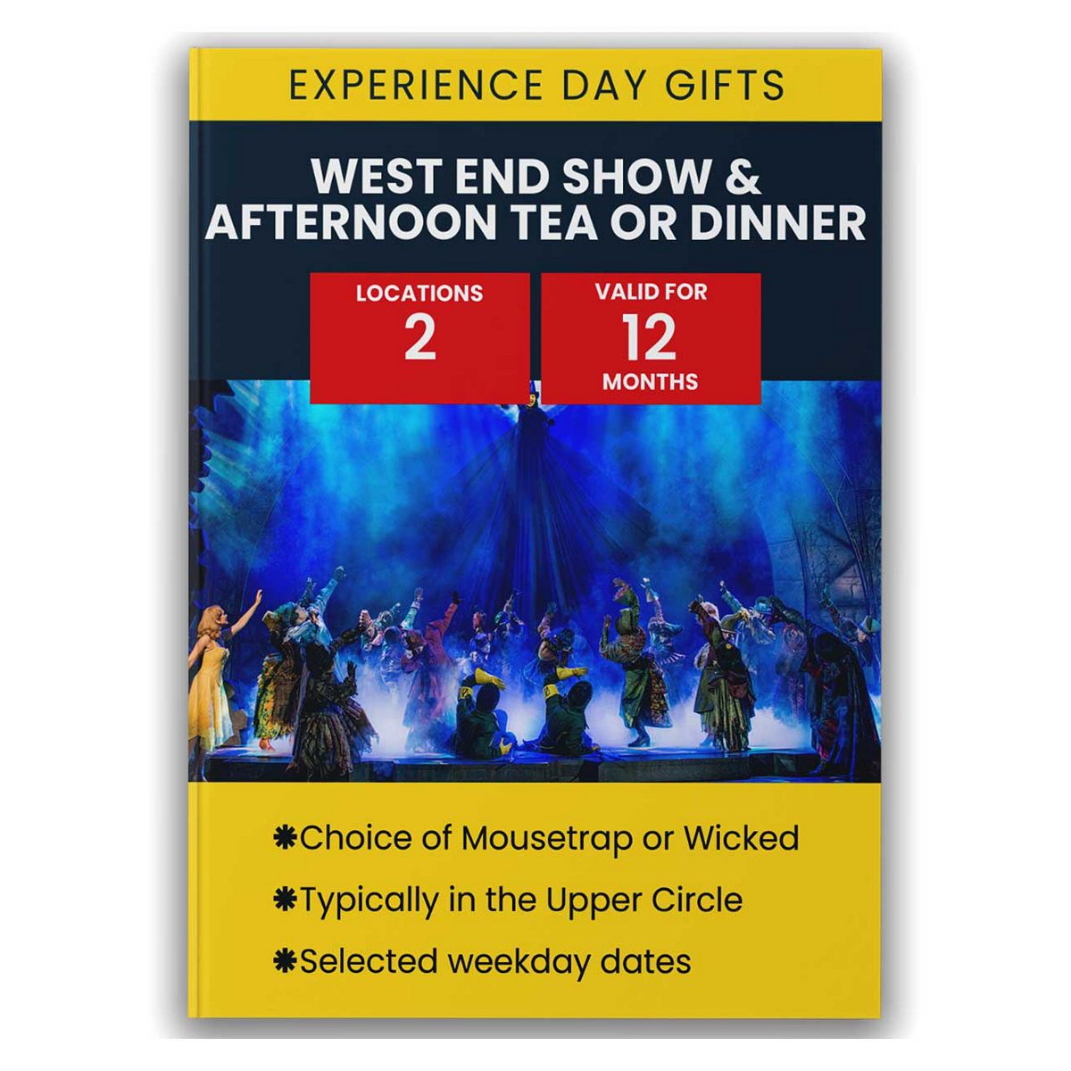 Activity Superstore West End Show And Afternoon Tea Or Dinner Gift Experience Multicolor