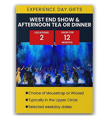 Activity Superstore West End Show and Afternoon Tea or Dinner