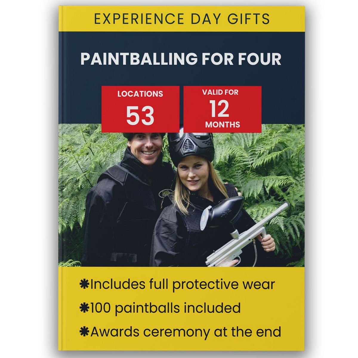 Activity Superstore Paintballing Experience For Four Gift