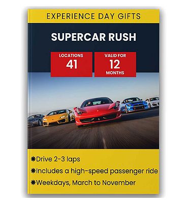 Activity Superstore Supercar Rush Driving Experience