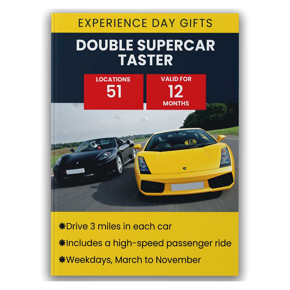 Activity Superstore Double Supercar Taster Gift Experience