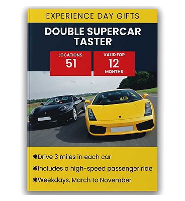 Activity Superstore Double Supercar Taster Driving Experience