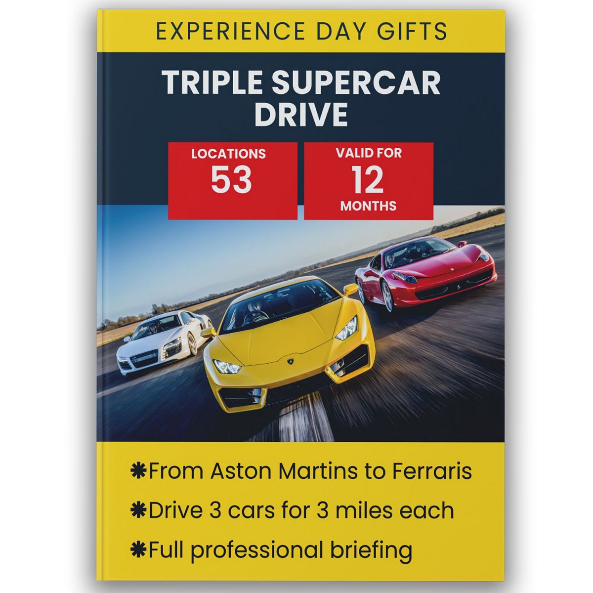 Activity Superstore Triple Supercar Drive Experience
